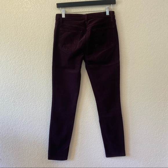 J.‎ Brand Blackberry Corduroy Skinny Pants Size 27 - Picture 2 of 12